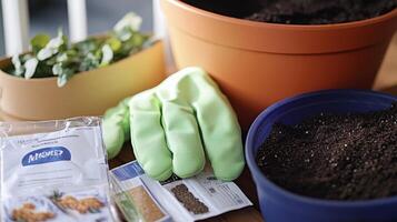 Gardening Essentials Planting Seeds and Preparing Soil photo