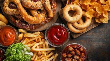 A Delicious Array of Fast Food Favorites photo