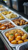 Delicious Buffet Food Selection - A Culinary Delight photo