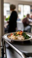 A Delicious Meal Served on a Plate photo