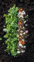 Composting Vegetables and Herbs A Sustainable Garden Method photo
