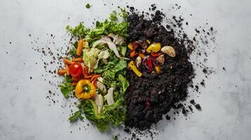 Composting Transforming Food Waste into Nourishing Soil photo