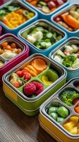 Colorful and Healthy Lunchbox Meals for Kids and Adults photo