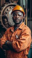 Worker in Protective Gear photo