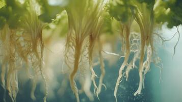 Hydroponic Lettuce Roots - A Sustainable Growing Method photo