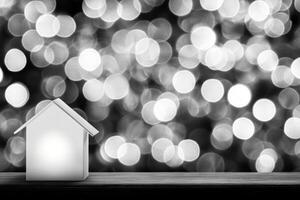 Tiny Home with Soft Lights photo