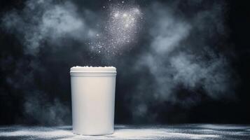 Container with Exploding Powder photo