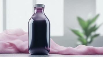 Purple Drink Bottle Silver Cap photo