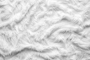 Soft White Fur Surface Detail photo