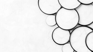 Decorative Round Ceramic Circles photo