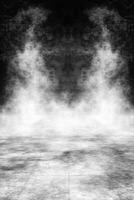 Atmospheric smoke on rough surface photo