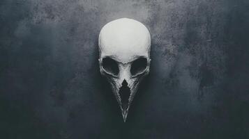 Beaked Skull Dark Art photo