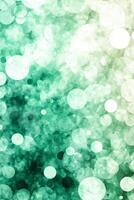 Abstract Green and White Circle Pattern Decorative Background Design photo