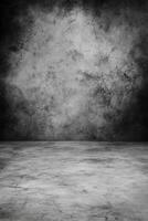 Textured Dark Gray Studio Backdrop Wall and Floor photo