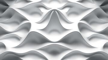 Abstract 3d rendering of a wave pattern photo