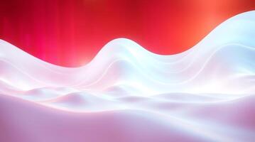 Abstract background with waves and light photo