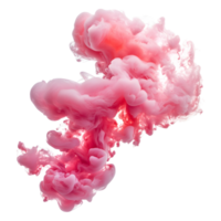 An abstract image featuring pink colored smoke in flowing patterns png