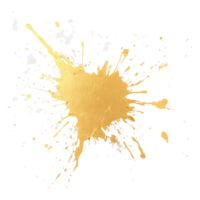 A golden splattered design with abstract color and black background png