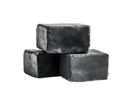 Three black rectangular blocks are stacked against a dark background png