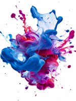Colorful mixture of liquids interacting with dynamic patterns and shapes png
