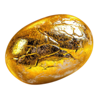 Sparkling Golden Egg Covered in Intricate Flecks of Glitter a Luminous Glow png