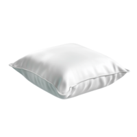 Plush White Pillow a Smooth Fabric an Inviting Softness png