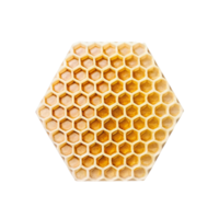 Closeup of a Honeycomb Showing Detailed Hexagonal Structure and Golden Honey png
