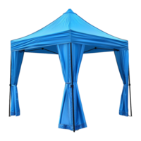 Portable Blue Pop Up Canopy Tent with Sidewalls png