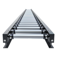 Highprecision Roller Conveyor System for Automated Material Handling and Industrial Applications png