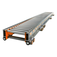 Long Roller Conveyor System for Automated Material Handling and Industrial Applications png
