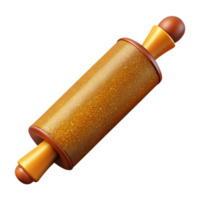 magnificent creative Rolling Pin Wooden Baking Tool Isolated for Recipe Design authentic png