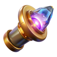 vibrant creative Sci Fi Energy Beam Isolated for Game Effects high resolution png