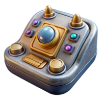 wonderful classic Sci Fi Spaceship Control Panel Isolated for Game Ui high resolution png