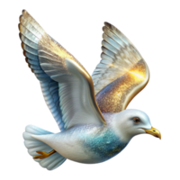 dramatic classic Seagull Bird in Flight Transparent for Seaside Projects genuine png
