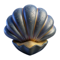 extraordinary classic Seashell Icon Isolated for Beachcombing authentic png