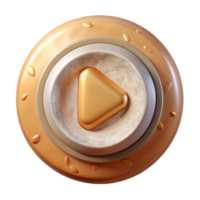 dramatic abstract Simple Stop Button Icon Transparent for Editing exclusive png