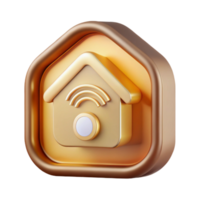 dramatic traditional Smart Home Accessibility Icon Isolated for Inclusive Design premium png