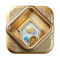 extraordinary traditional Smart Home Integration Platform Icon Isolated for Developers authentic png
