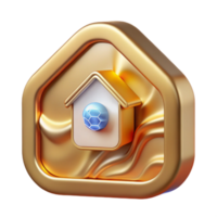 dramatic rustic Smart Home System Integration Icon Cutout for Tech Consulting high resolution png