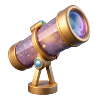 stunning artistic Space Telescope Transparent Background for Deep Space Observation authentic png