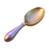impressive minimalist Spoon gold Tableware Utensil Cutout for Food Graphics exclusive png