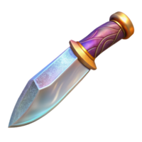 vibrant abstract Steel Knife Sharp Blade Transparent for Culinary Design exclusive png