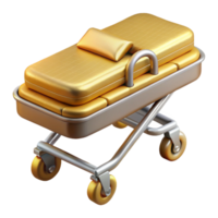 impressive minimalist Stretcher Emergency Transport Icon Isolated for Medical Use png