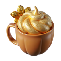 impressive modern Thanksgiving Pumpkin Spice Latte Transparent for Autumn Beverage high quality png