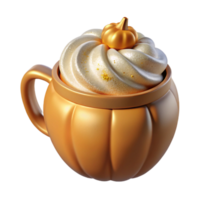 impressive vintage Thanksgiving Pumpkin Spice Latte Transparent for Autumn Beverage exclusive png