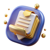 elegant abstract Thesis Icon Academic Writing Isolated for University Projects genuine png
