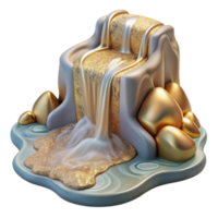 wonderful vintage Transparent Waterfall Stream for Spa Websites genuine png