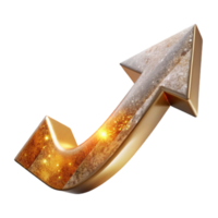 stunning traditional Upward Arrow Growth Trend Business Isolated for Success Visualization premium png