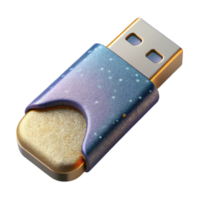 dramatic contemporary Usb Flash Drive Data Storage Device Cutout for Tech Projects premium png