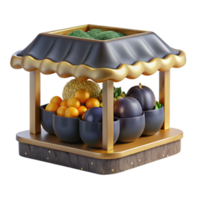 elegant rustic Vegetable Stand Cutout for Farm Fresh Produce exclusive png